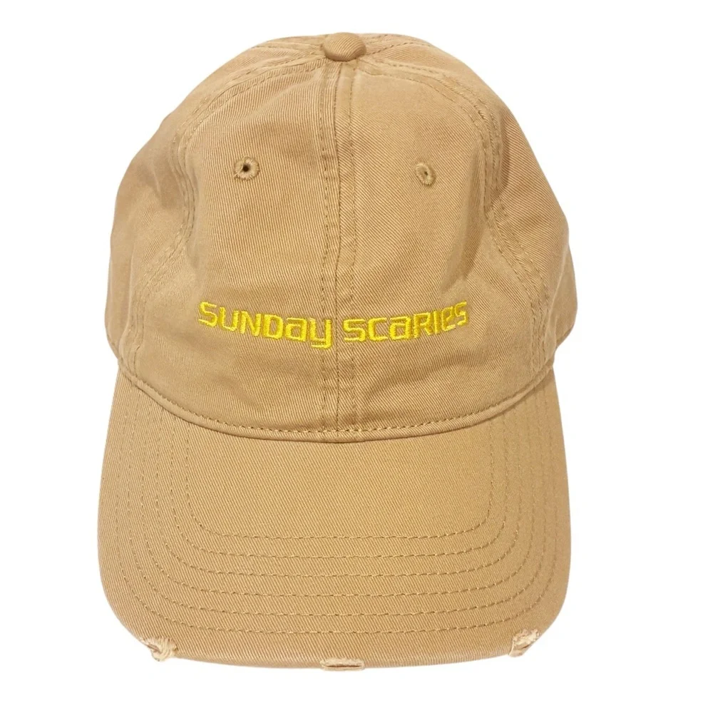 Aerie American Eagle Tan Sunday Scaries Adjustable Dad‎ Hat One Size NEW